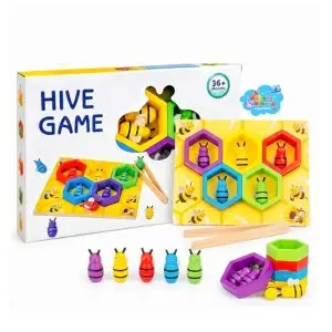JUEGO DE CLASIFICACIÓN DE ABEJAS - MONTESSORI