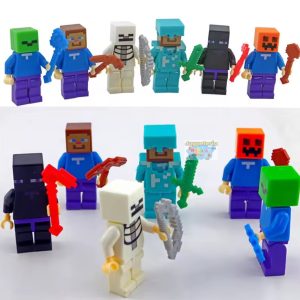 MINECRAFT LEGO 6 FIGURAS