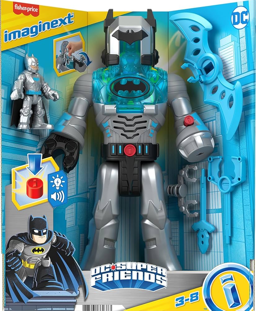 ROBOT BATMAN GRANDE - SONIDOS Y LUCES