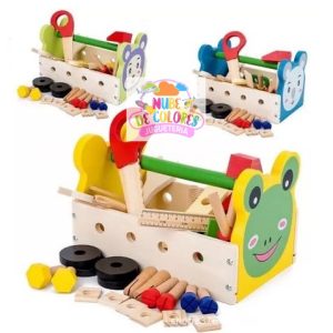 SET HERRAMIENTAS MADERA