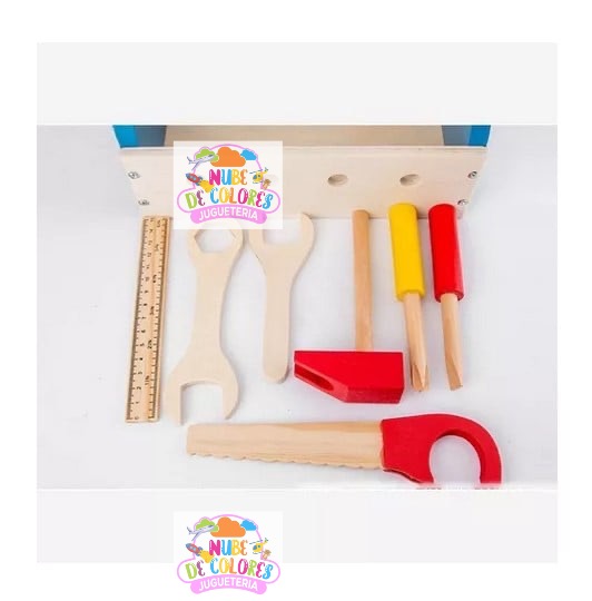 SET HERRAMIENTAS MADERA - Imagen 2