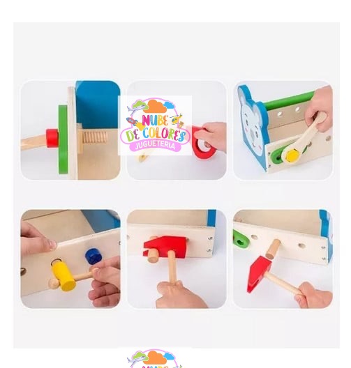 SET HERRAMIENTAS MADERA - Imagen 5