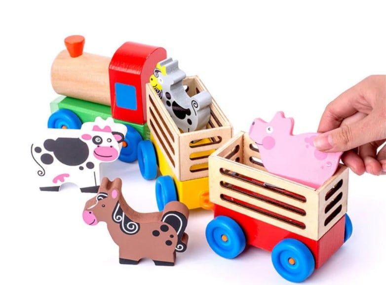 TREN ANIMALES DE LA GRANJA
