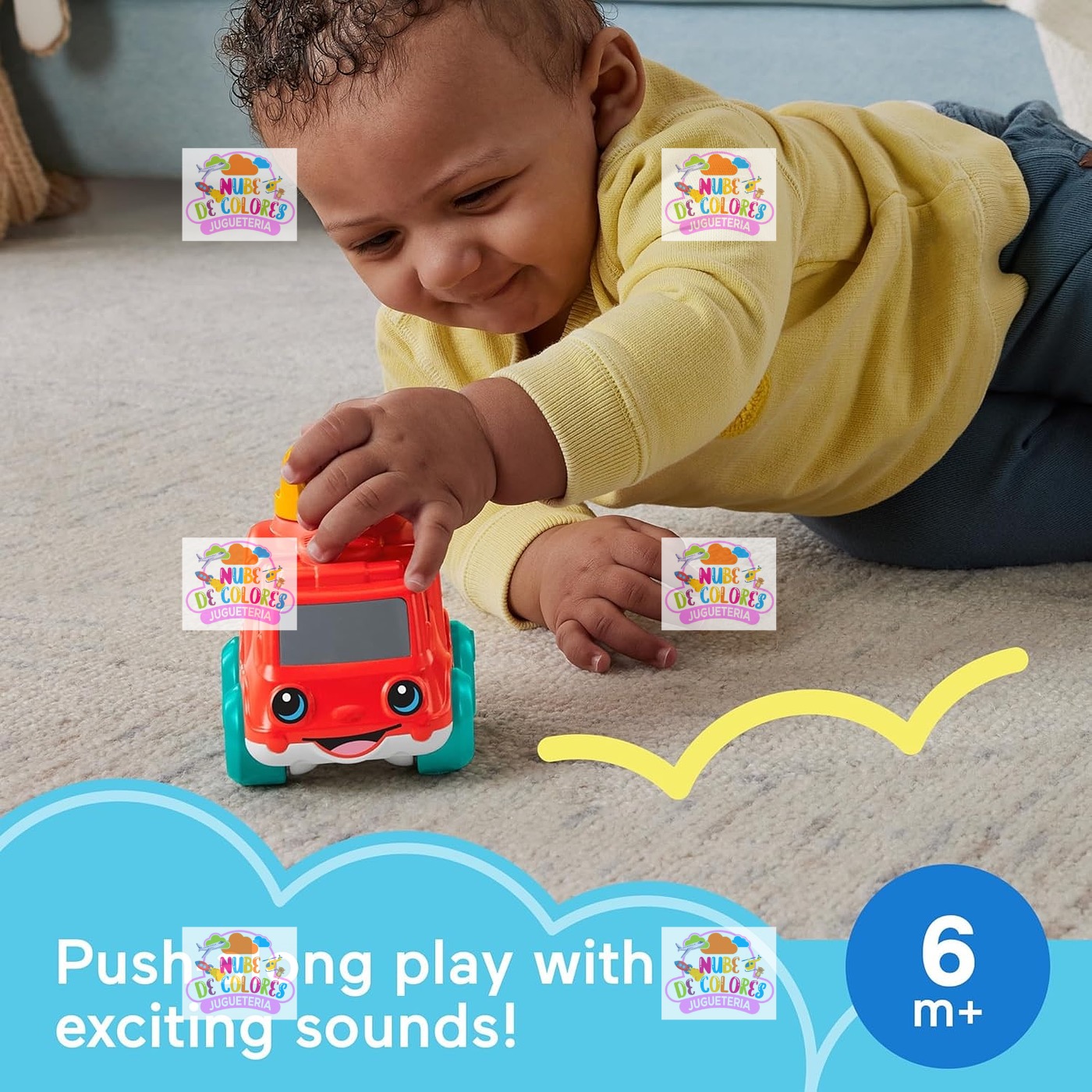 CARRO BOMBEROS FISHER PRICE - Imagen 4