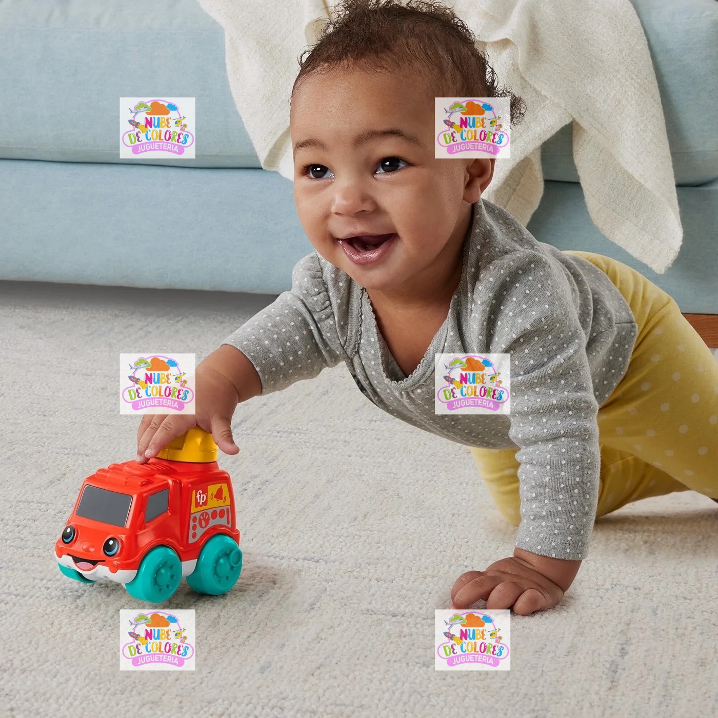 CARRO BOMBEROS FISHER PRICE - Imagen 5