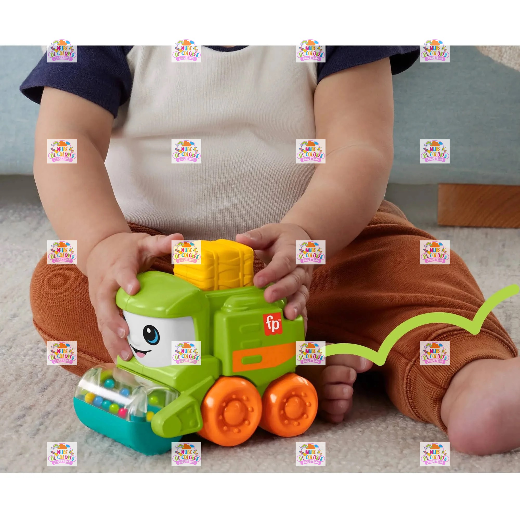 TACTOR PELOTAS SANTARINAS - FISHER PRICE - Imagen 4