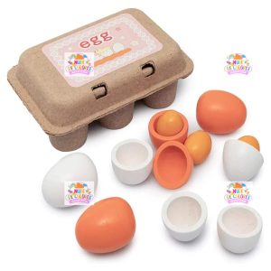CAJA DE HUEVO REALISTA DIDÁCTICO