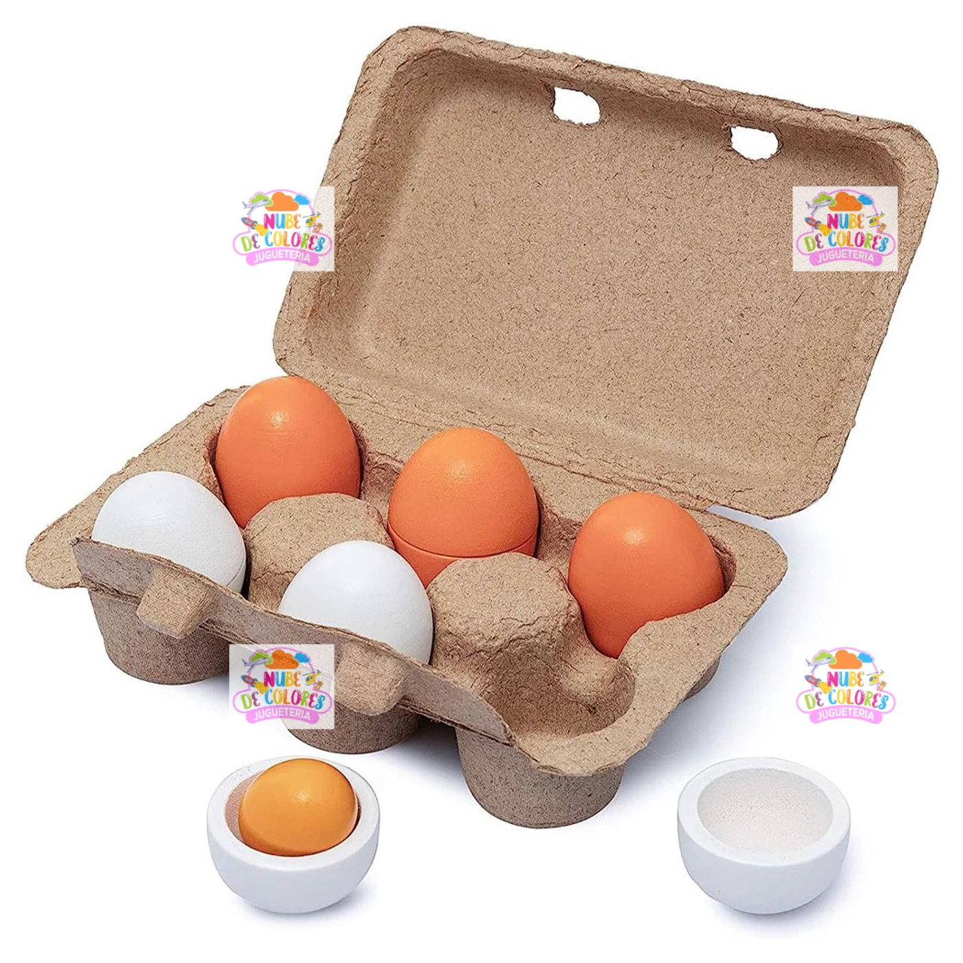 CAJA DE HUEVO REALISTA DIDÁCTICO - Imagen 2
