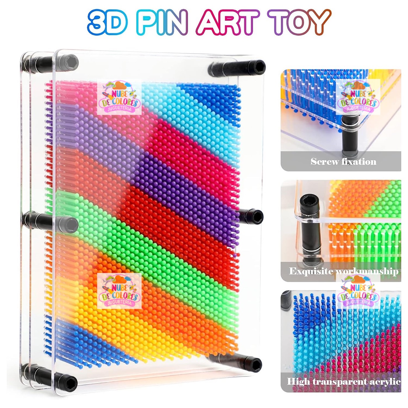 PINART 3D - CAMA CLAVOS SENSORAL - Imagen 4