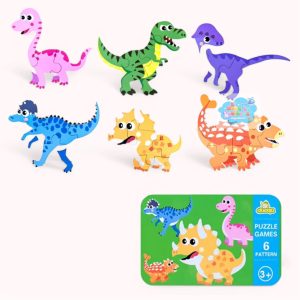 PACK 6 PUZZLES 🧩 “ DINOSAURIOS”