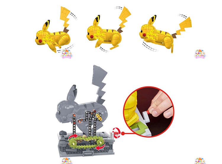 MALETA POKÉMON ENORME CON MOVIMIENTOS - PIKACHU - Imagen 5