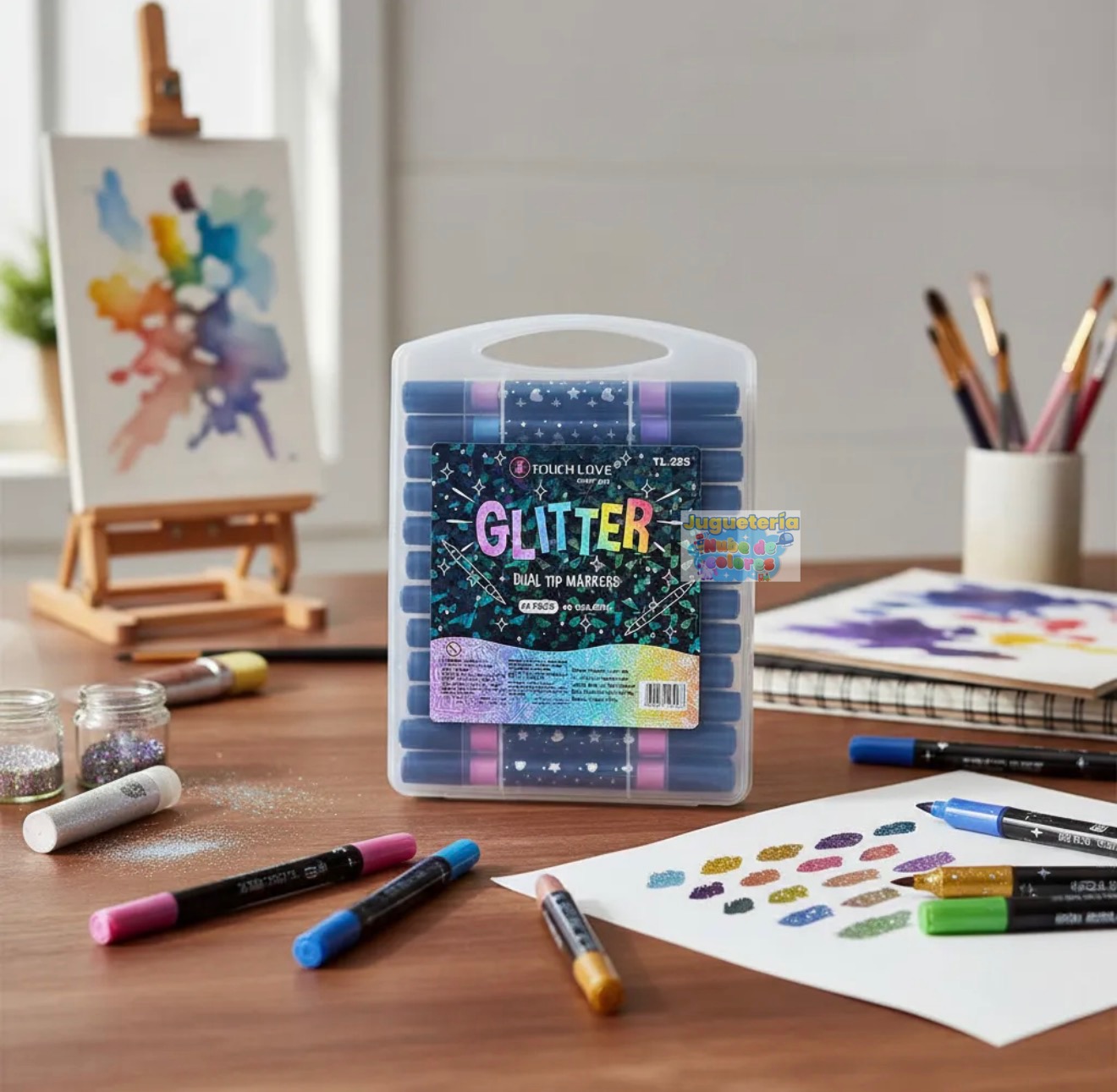 LAPICES ULTRA GLITTER 24u / 48 colores Maleta - Imagen 13