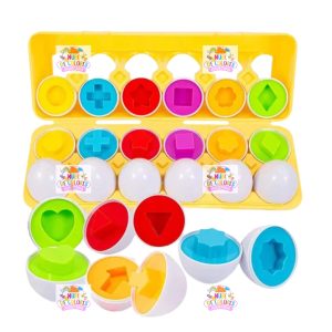 HUEVOS ENCAJE MONTESSORI COLORES Y FORMAS