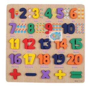 TABLERO ENCAJE NUMÉRICO