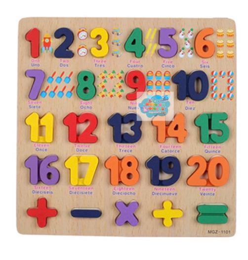 TABLERO ENCAJE NUMÉRICO
