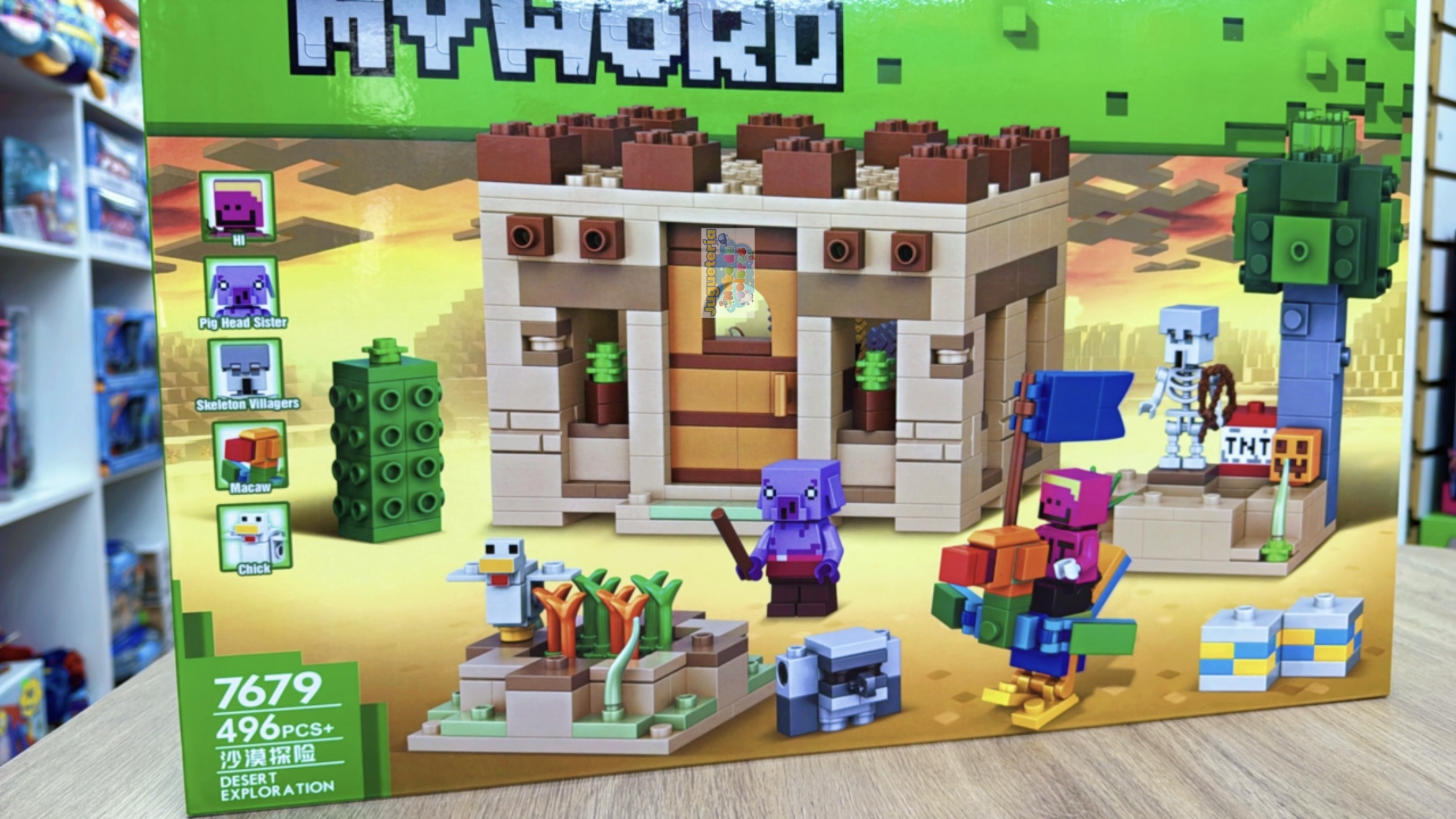 LEGO MINECRAFT 496pcs - MALETA XL