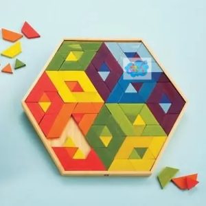 TANGRAMA HEXAGONAL (tablero grande)