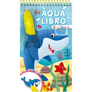 LIBRO PINTEMOS CON AGUA - TIBURÓN
