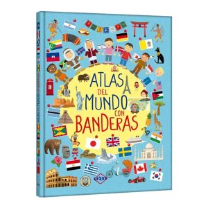 ATLAS DEL MUNDO CON BANDERAS - TAMAÑO XL