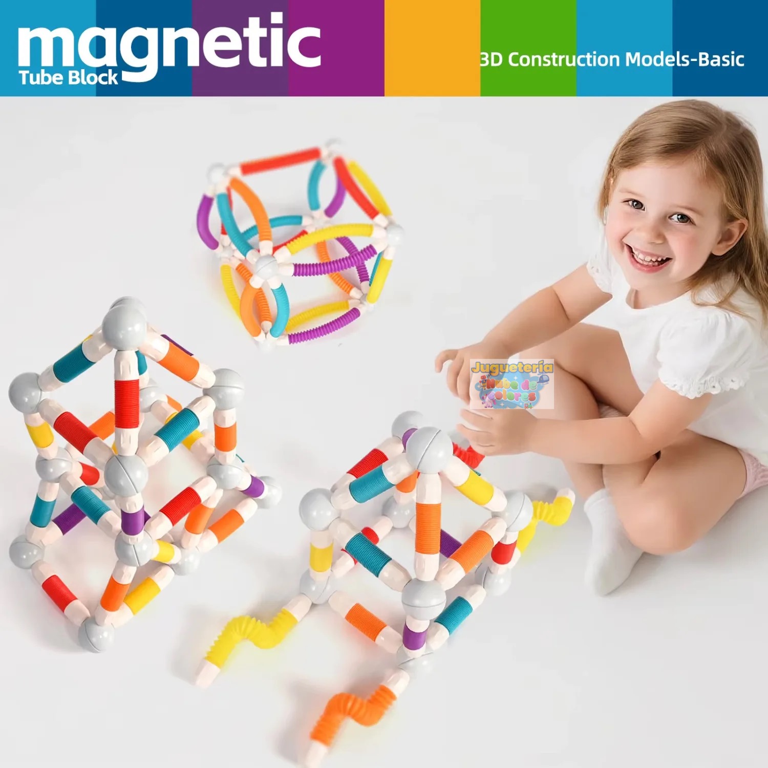 BLOQUES MAGNÉTICOS FLEXIBLES 66 PZAS. - Imagen 7