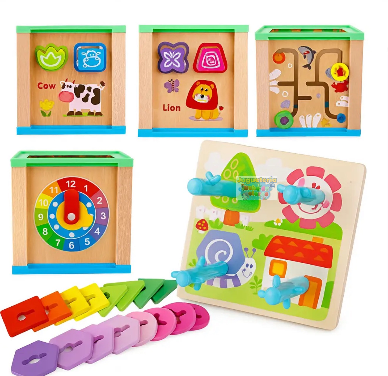 CUBO DIDÁCTICO MULTIFUNCIONAL - CENTRO ACTIVIDADES - Imagen 3