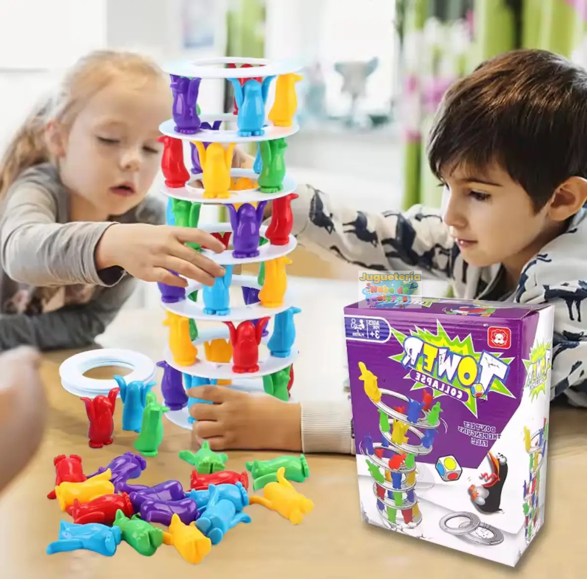 JUEGO DE EQUILIBRIO PINGÜINOS - TOWER COLLAPSE - Imagen 5