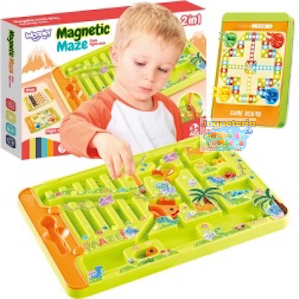 TABLERO 2 en 1 CIRCUITO MAGNÉTICO Y JUEGO