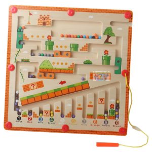 TABLERO LABERINTO MAGNÉTICO XL (MARIO BROS)