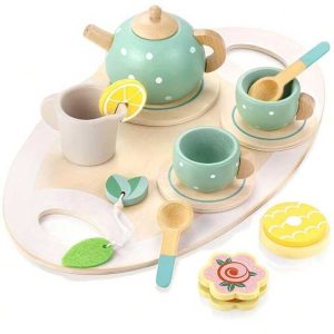 JUEGO DE TÉ MADERA
