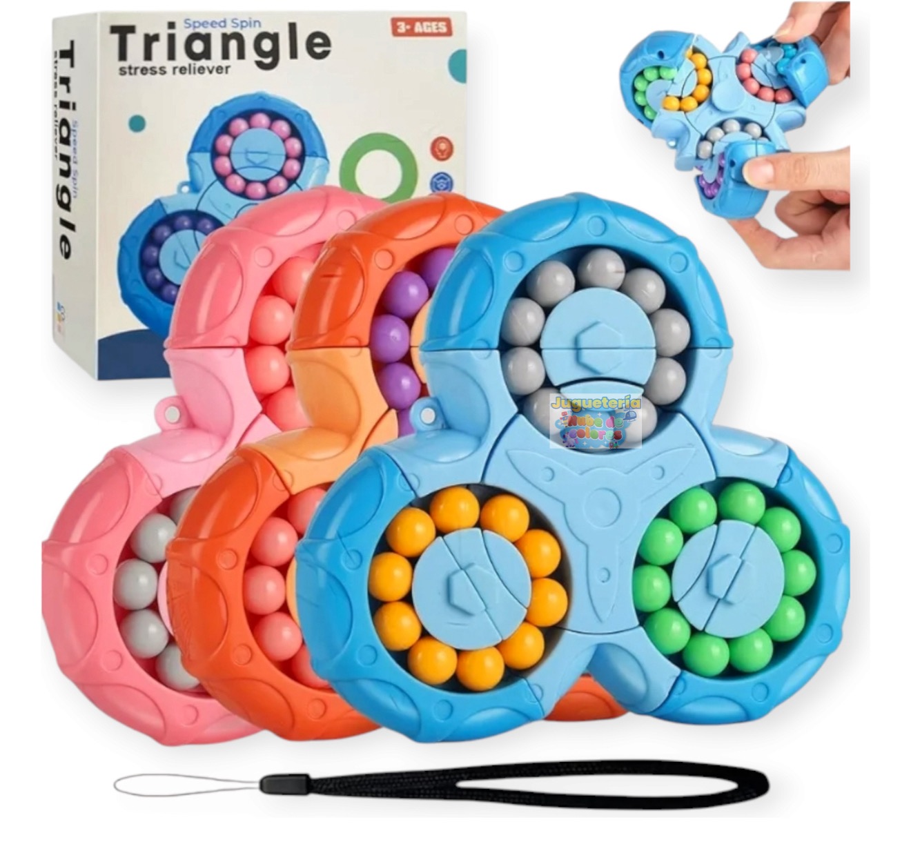 SPINNER SENSORIAL TRIANGULAR