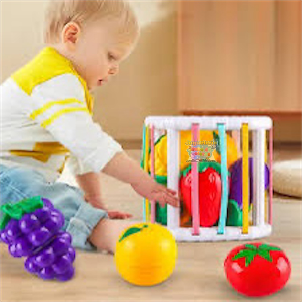 CUBO ENCAJES ELÁSTICOS - CLASIFICACIÓN Y CORTAR FRUTA - Imagen 2