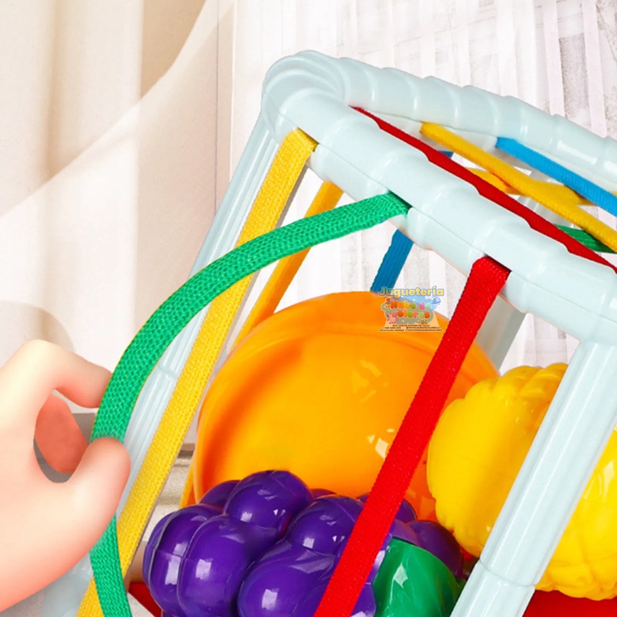 CUBO ENCAJES ELÁSTICOS - CLASIFICACIÓN Y CORTAR FRUTA - Imagen 4