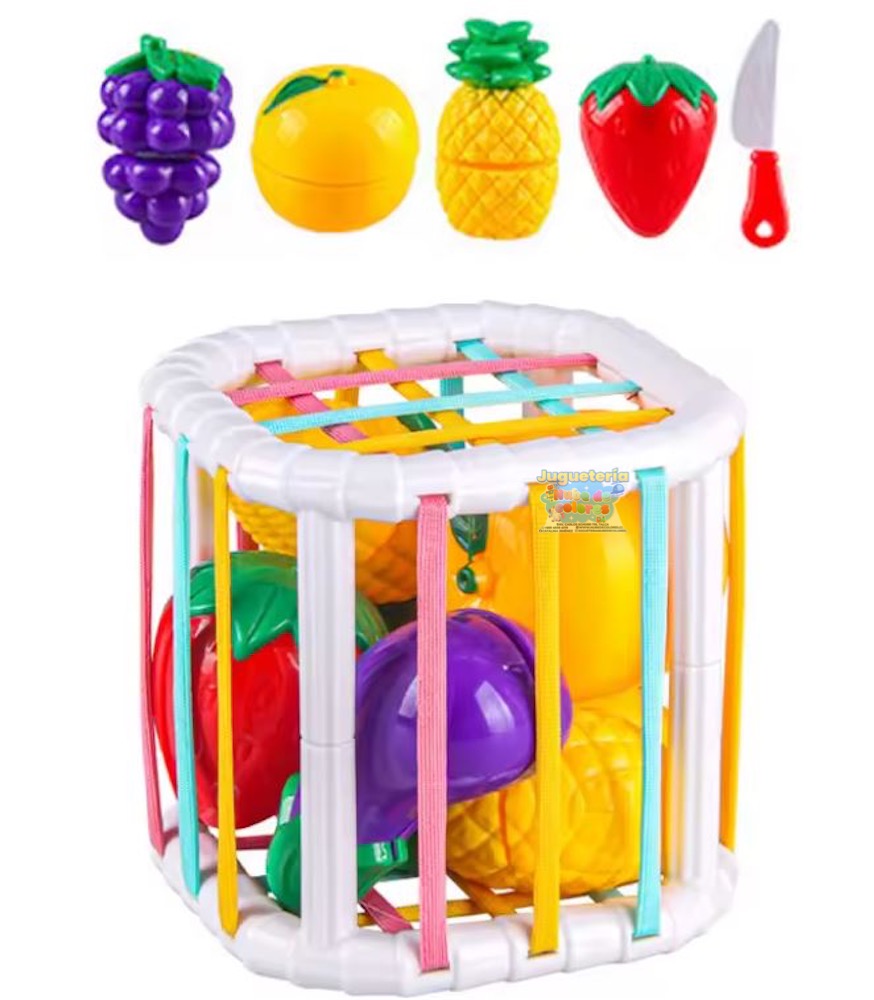 CUBO ENCAJES ELÁSTICOS - CLASIFICACIÓN Y CORTAR FRUTA - Imagen 6