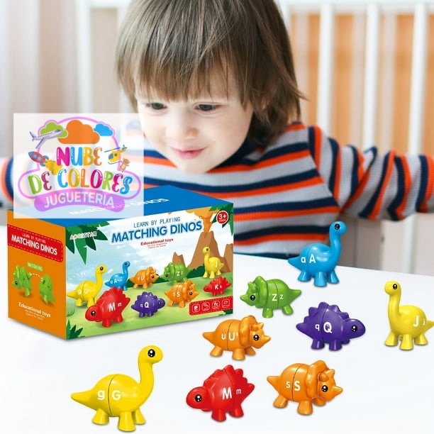 DINOSAURIO ENCAJES - ABC - COLORES - Imagen 4