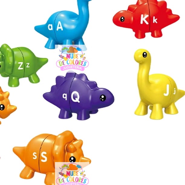 DINOSAURIO ENCAJES - ABC - COLORES - Imagen 5