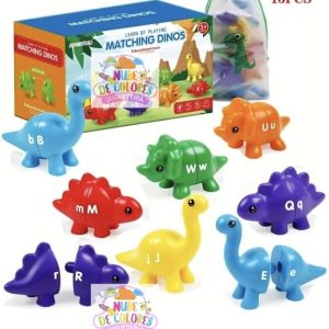 DINOSAURIO ENCAJES - ABC - COLORES