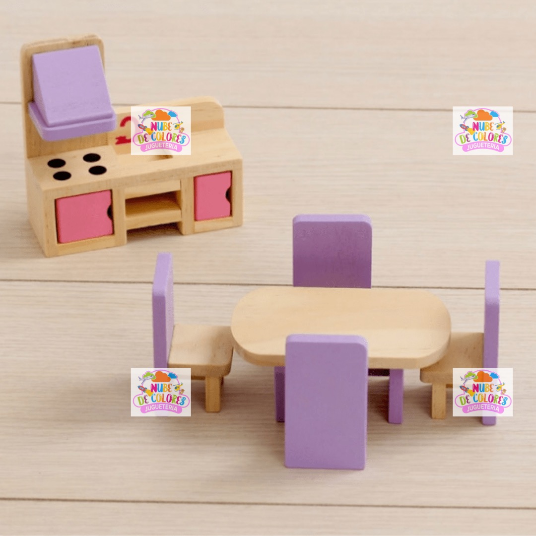 CASA MUÑECAS MADERA - Imagen 4