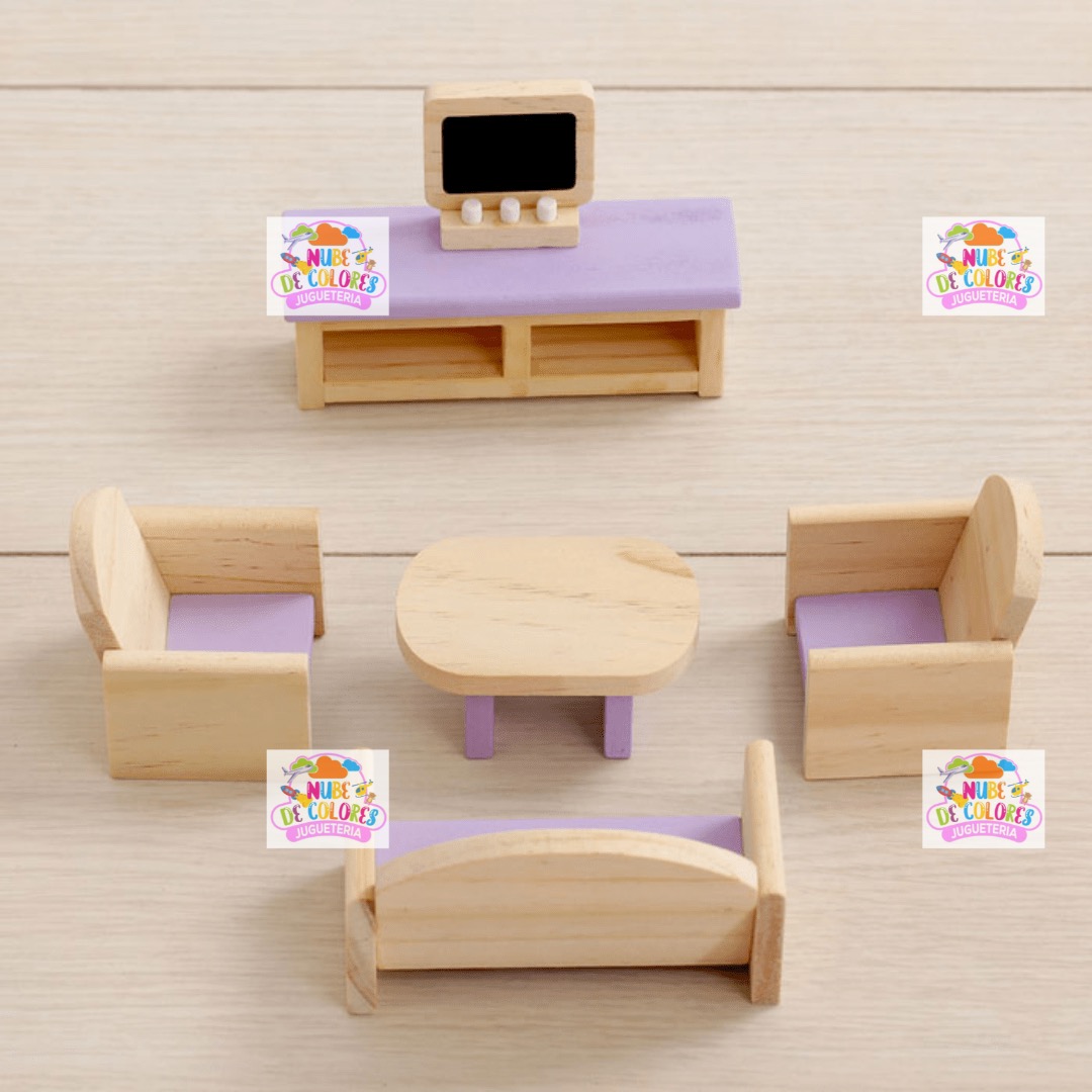 CASA MUÑECAS MADERA - Imagen 5