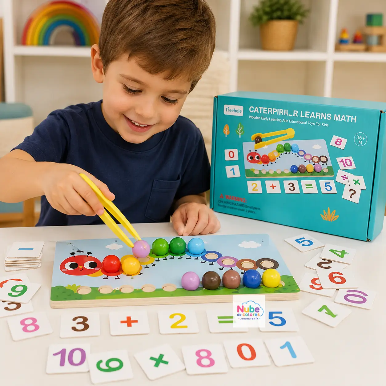 JUEGO MATEMÁTICO - ORUGA MONTESSORI - Imagen 2