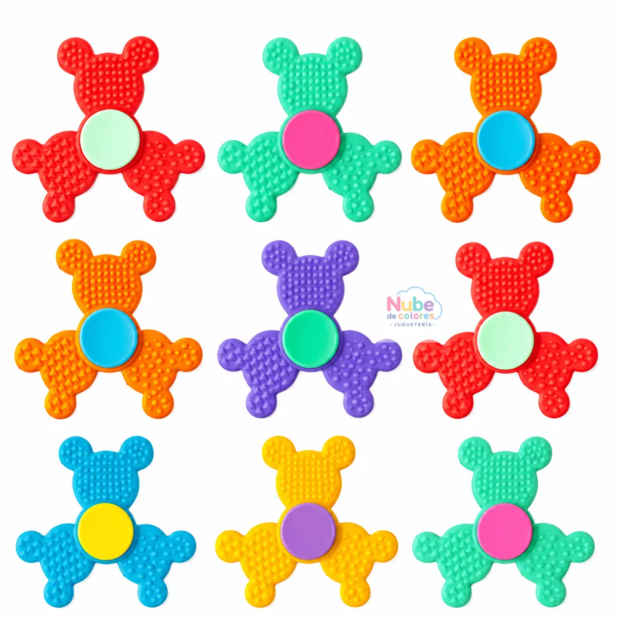 SPINNER SENSORIAL SILICONA ( osito)