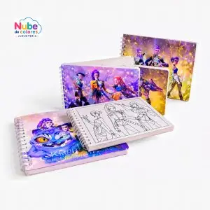LIBRO PINTAR GUERRERAS K-POP