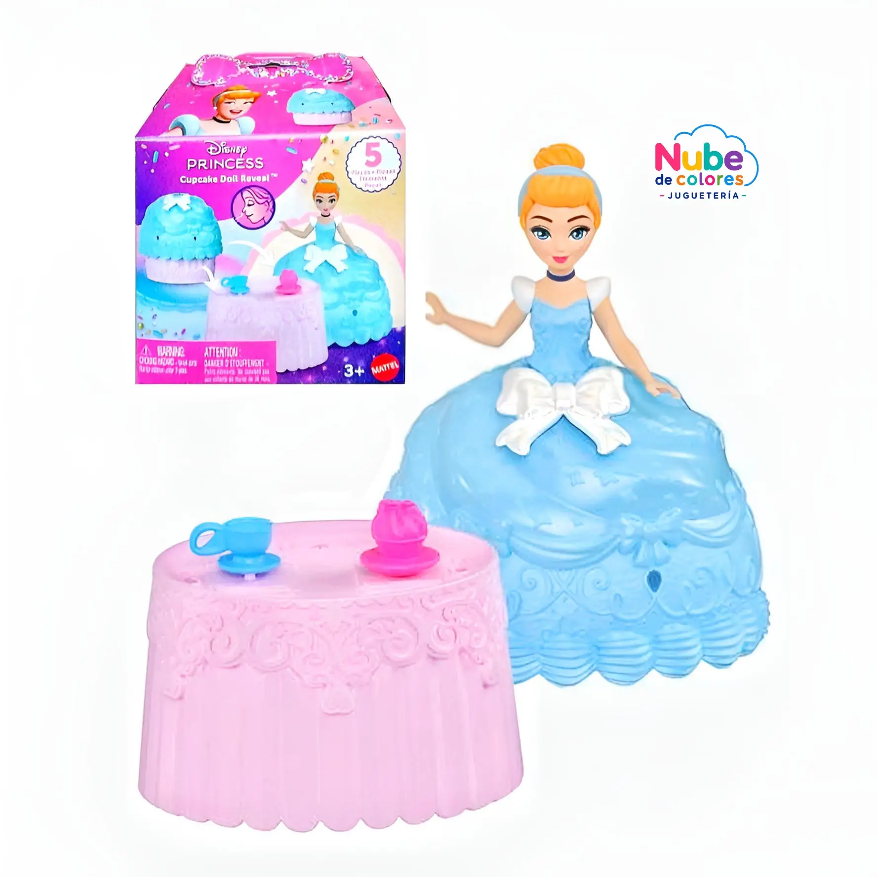 CUPCAKE DE PRINCESA CENICIENTA