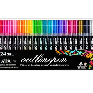 LÁPICES OUTLINE ( brillante y color) 24u