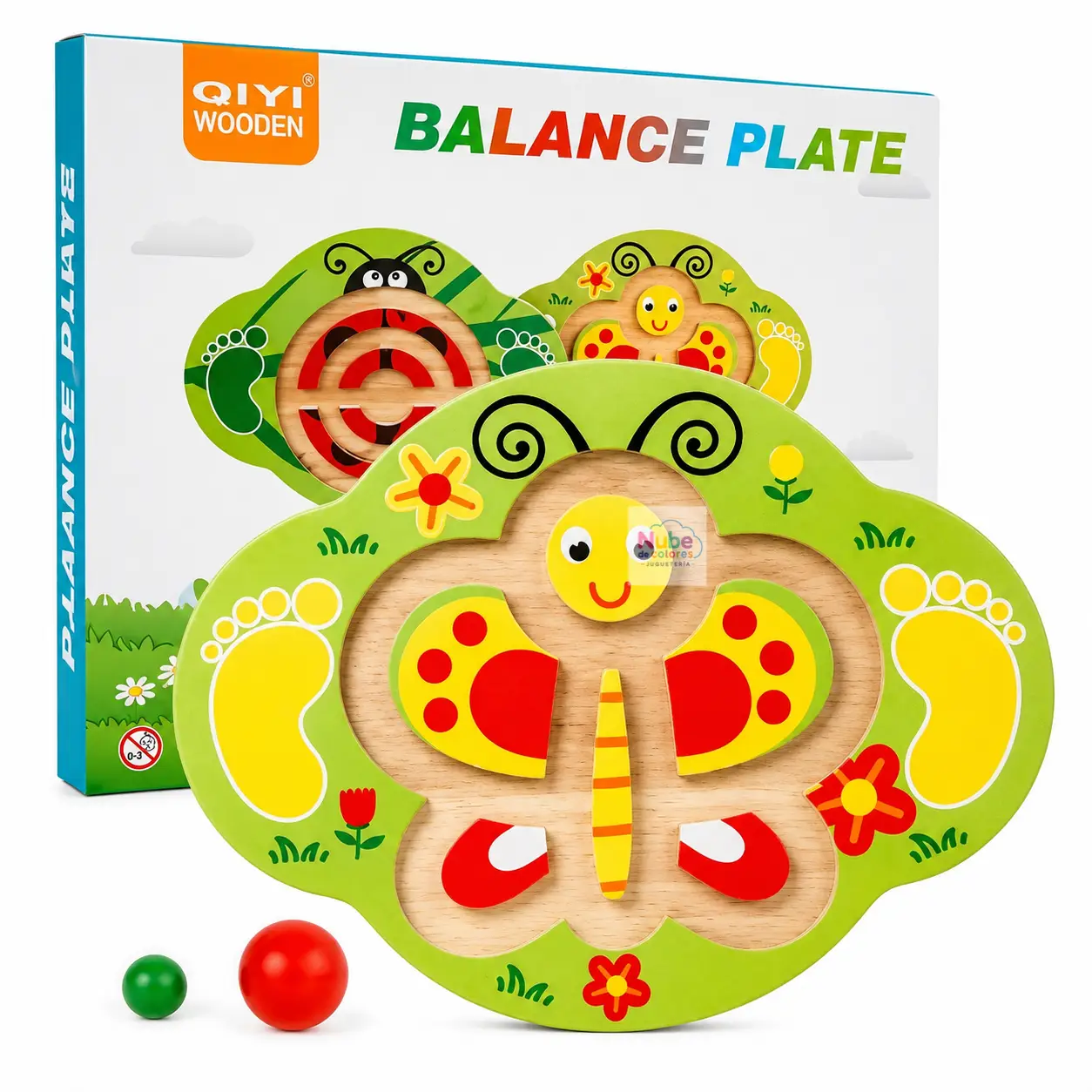 TABLA EQUILIBRIO SENSORIAL MADERA MONTESSORI