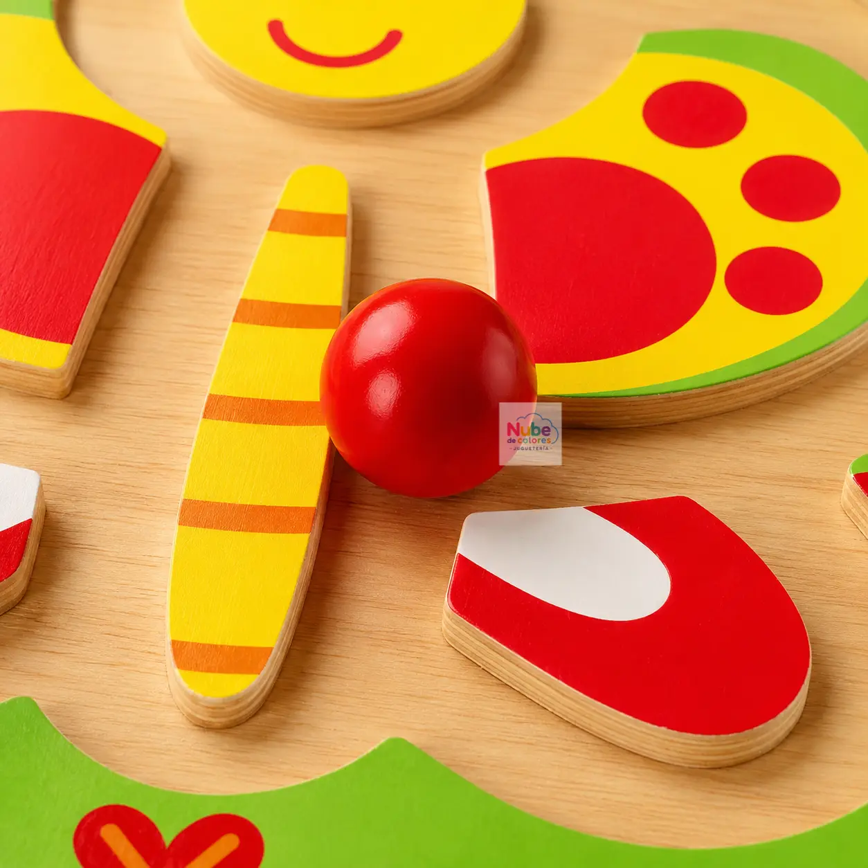 TABLA EQUILIBRIO SENSORIAL MADERA MONTESSORI - Imagen 2