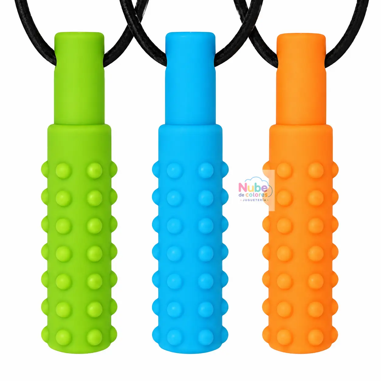 COLLAR MORDEDOR SENSORIAL TUBULAR TEXTURIZADO - Imagen 3
