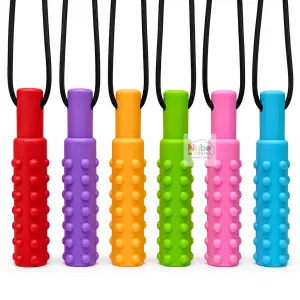 COLLAR MORDEDOR SENSORIAL TUBULAR TEXTURIZADO