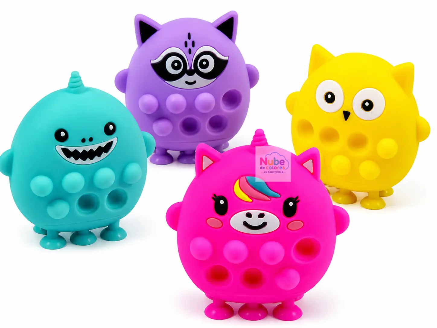 ANIMALES POP IT CON VENTOSA - Imagen 2