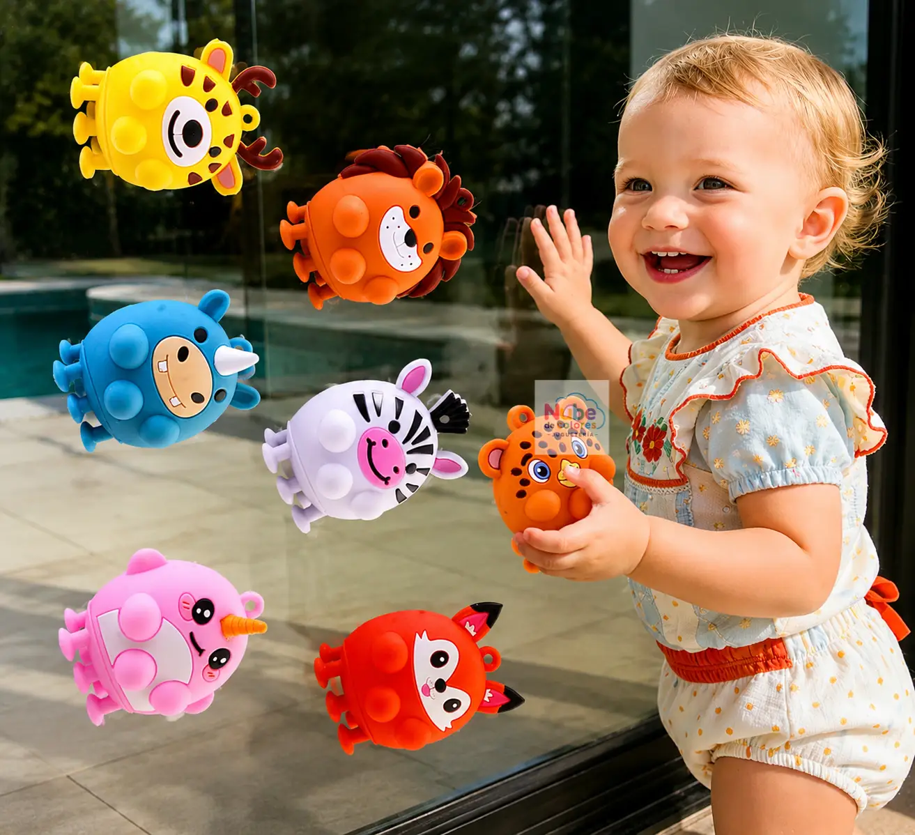 ANIMALES POP IT CON VENTOSA - Imagen 3