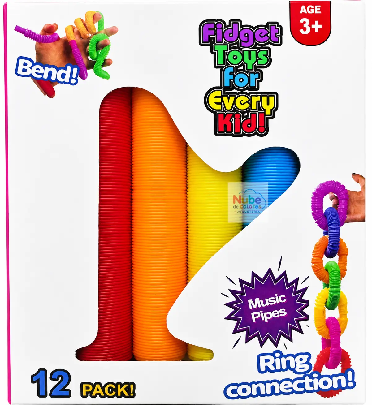 TUBOS SENSORIALES POP CONECTABLE (12u) - Imagen 3